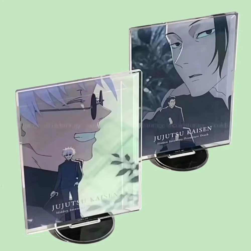 Anime Acrylic Stand, Jujutsu Kaisen action Figure Spell Battle Decorative Figurines for Desk Decoration Japan Style 2Pcs