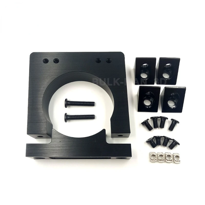 CNC Router Add-On Mouting kit Diameter 52mm 65mm 71mm 80mm Aluminum Router Spindle Mount kit for Workbee OX CNC Makita RT 0700C