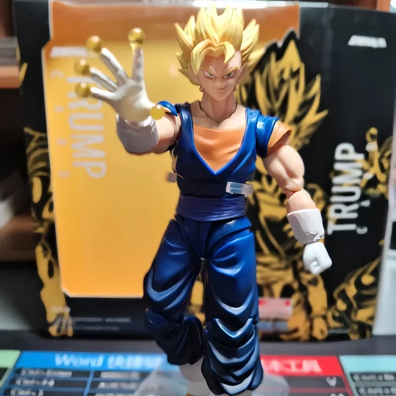 

Hot Demoniacal Fit Dragon Ball Vegetto Son Goku Vegeta Figure Shf Super Saiyan Ssj Trump Card Vegetto Action Figures Customized