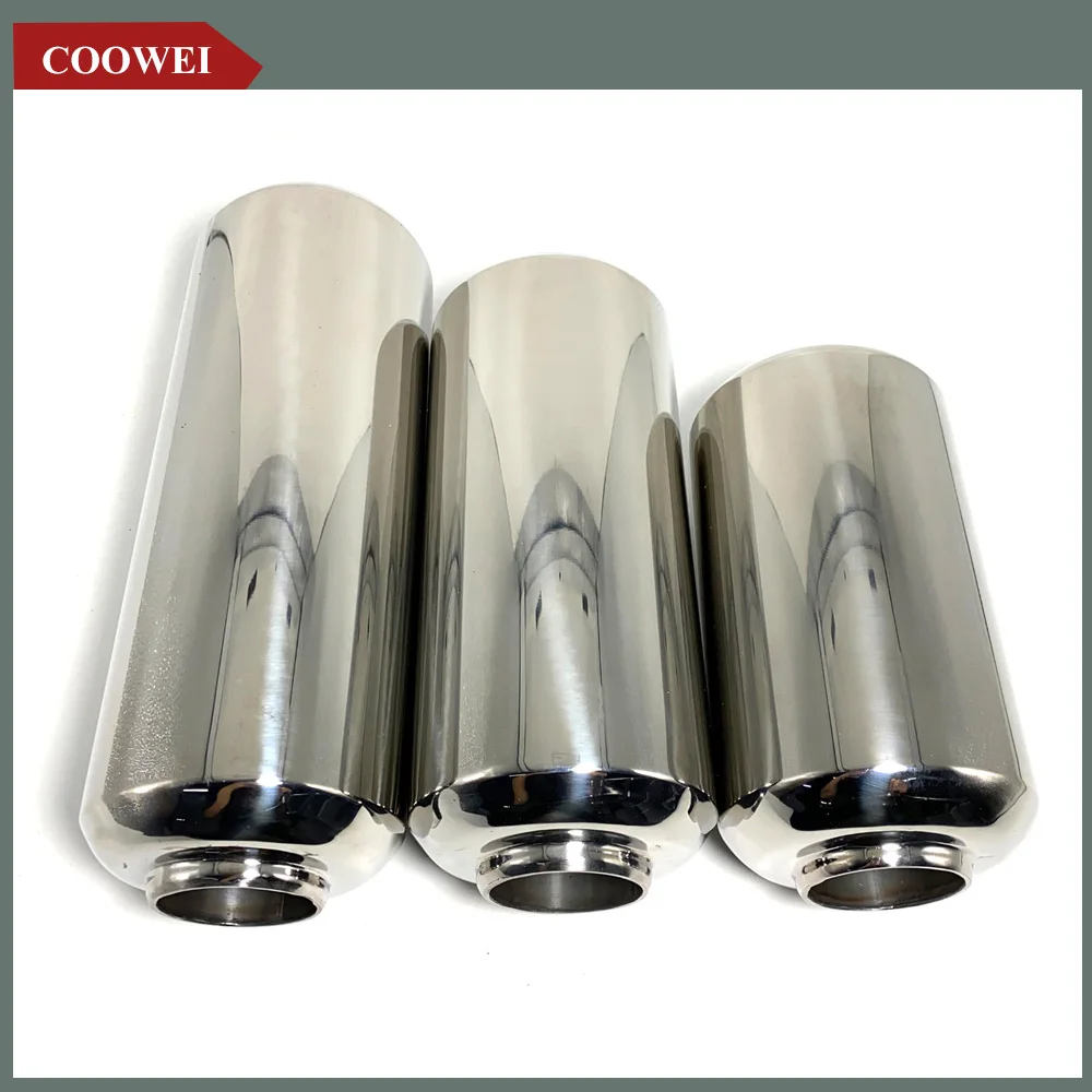 Universal Exhaust tip Muffler 76MM(3'')/63MM(2.5