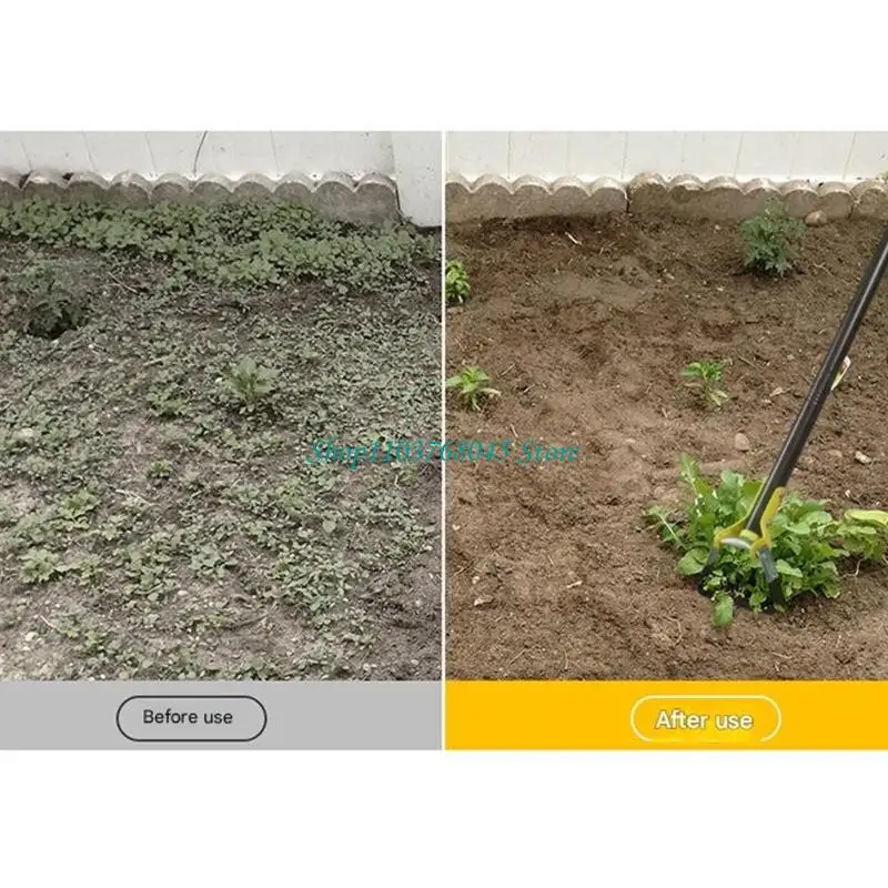 R53F Compact Stainless Steel Hoe For Small Gardens And Landscapes