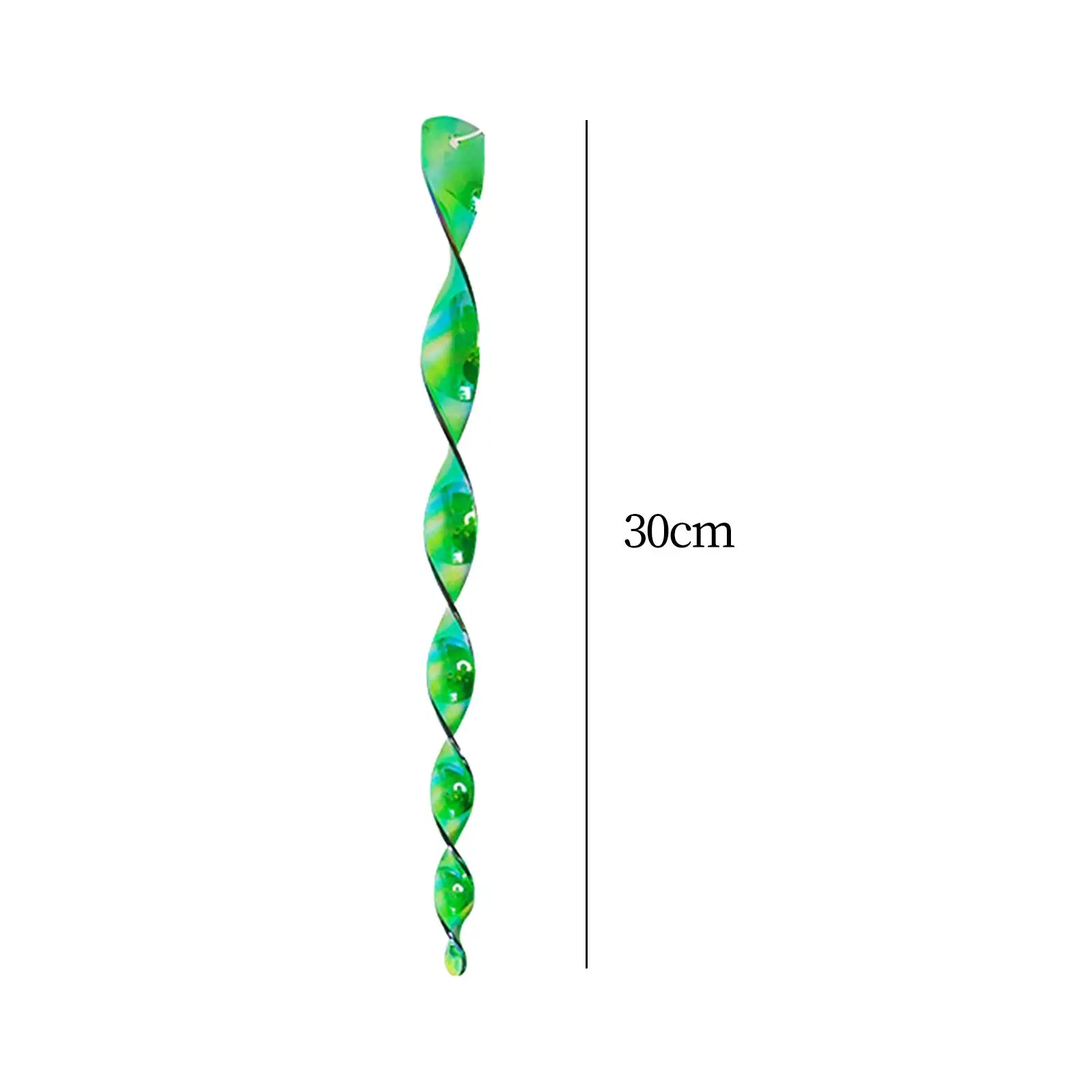 6 szt. 12-calowe odblaskowe spiralne odstraszające ptaki Urządzenie wiszące do skręcania wiatrem