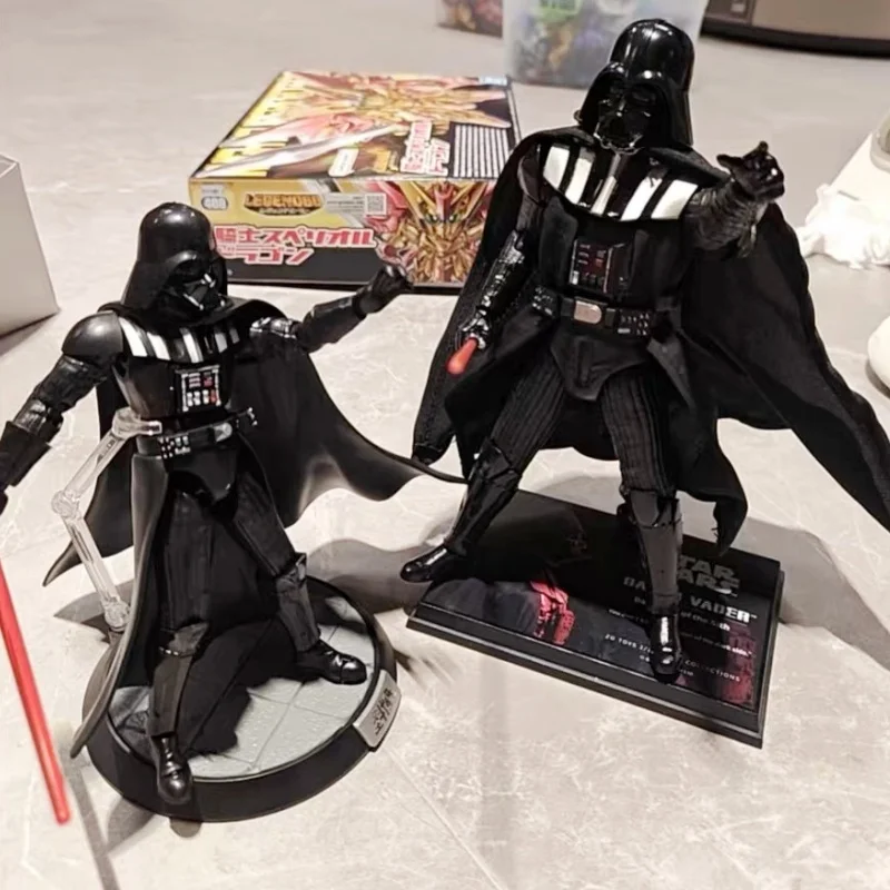 

Genuine Star Wars Din Djarin The Mandalorian Grogu Darth Vader Baby Yoda Skywalker Joints Moveable Action Figure Model Toys Gift