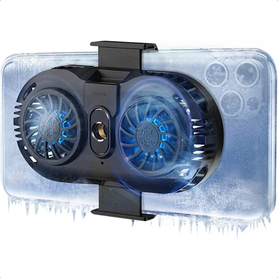 

Neveika Phone Cooler Cellphone Radiator with Dual SemiConductor Cooling Chip Mobile Phones with a Width of 6 to 8 cm for Tiktok