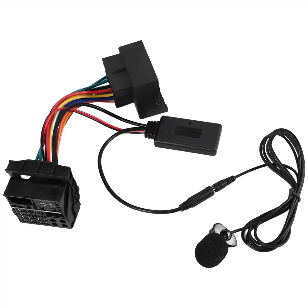 A67F Car Bluetooth 5.0 Aux Cable Microphone Handsfree Mobile Phone Free Calling Adapter for Ford Mondeo Focus Fiesta 6000 CD