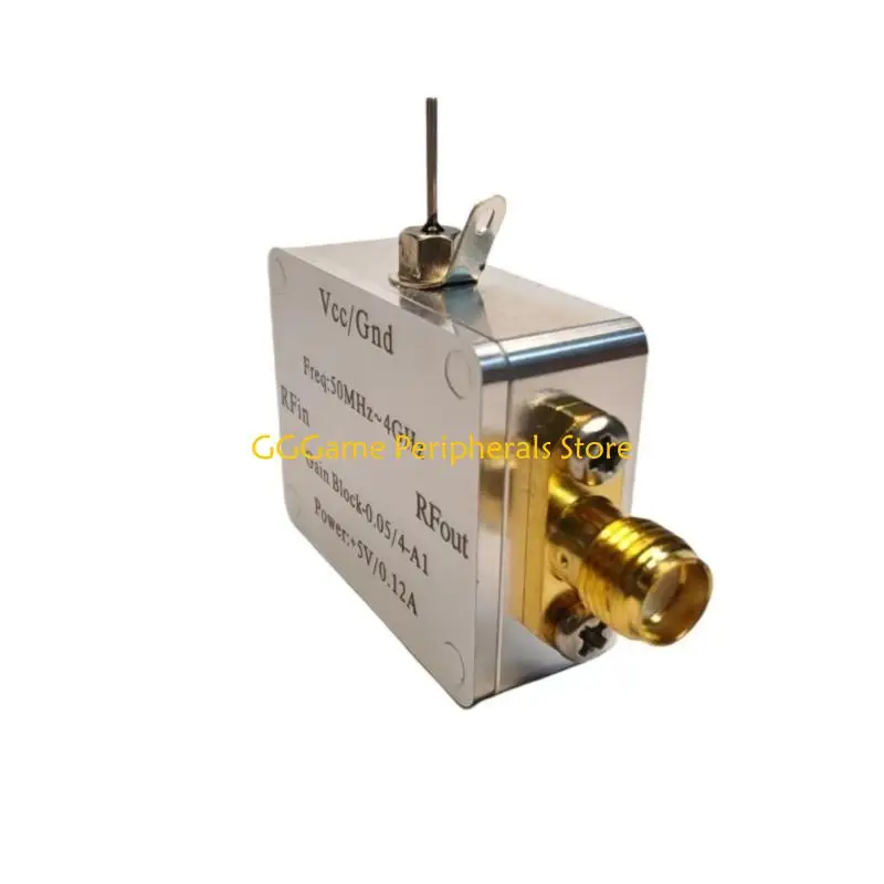 U55B 50MHz-4GHz RF amplificador señal banda ancha bajo ruido ganancia potencia 20dB