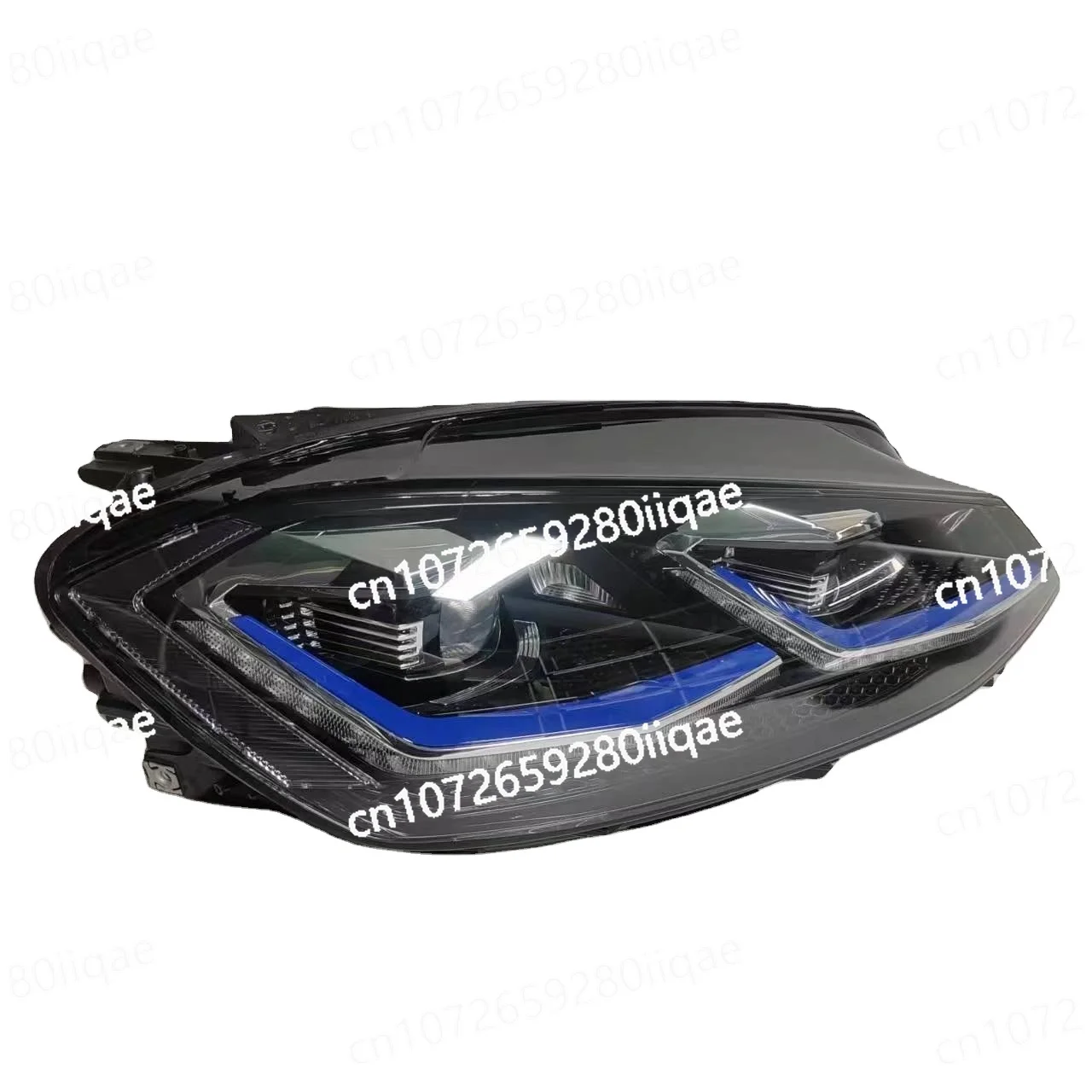 

Светодиодные фары 7,5 поколения с синими полосами и оригинальными автомобильными светодиодными фарами для Volkswagen Golf.