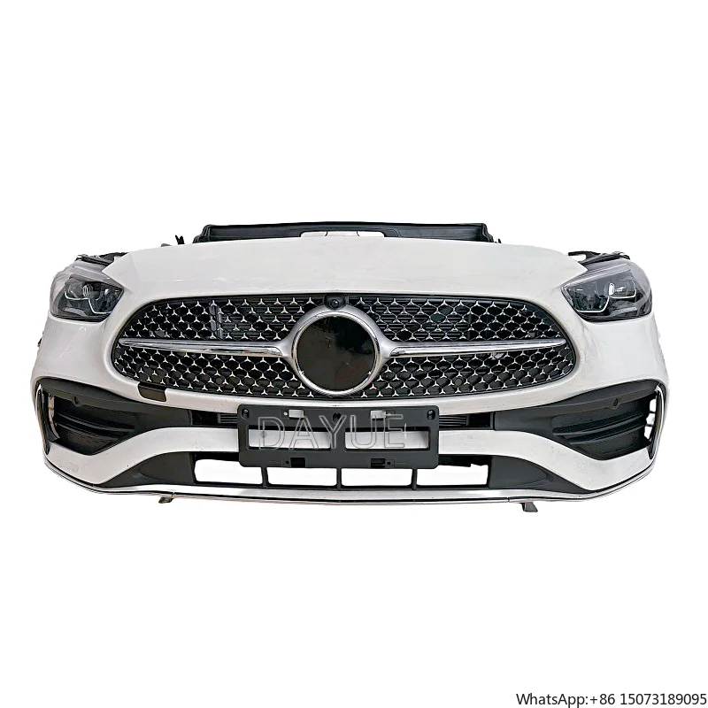

Hot Selling for C-Class 206 C260L Car Front Bumper Assembly Plastic+ABS Bolt-On High Quality Replacement