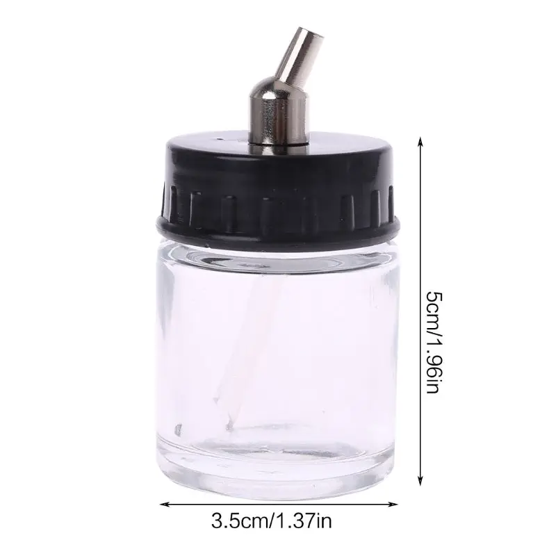 Glass Bottle Jar Air Brush Standard Suction Lid Top New