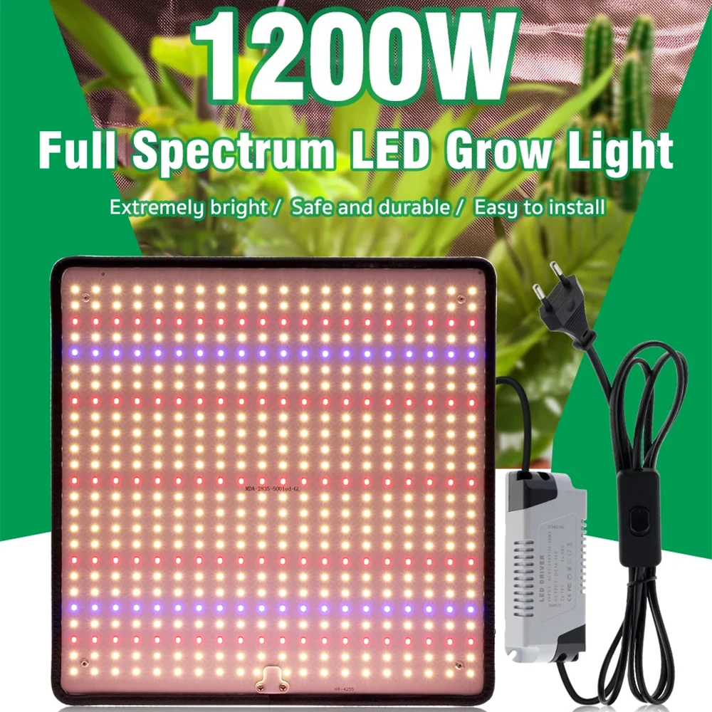 

1PCFull Spectrum Phyto Lamp LED Grow Light Indoor Growth Light Flowering Quantum Board Cultivo Growbox Tent Greenhouse Horticole