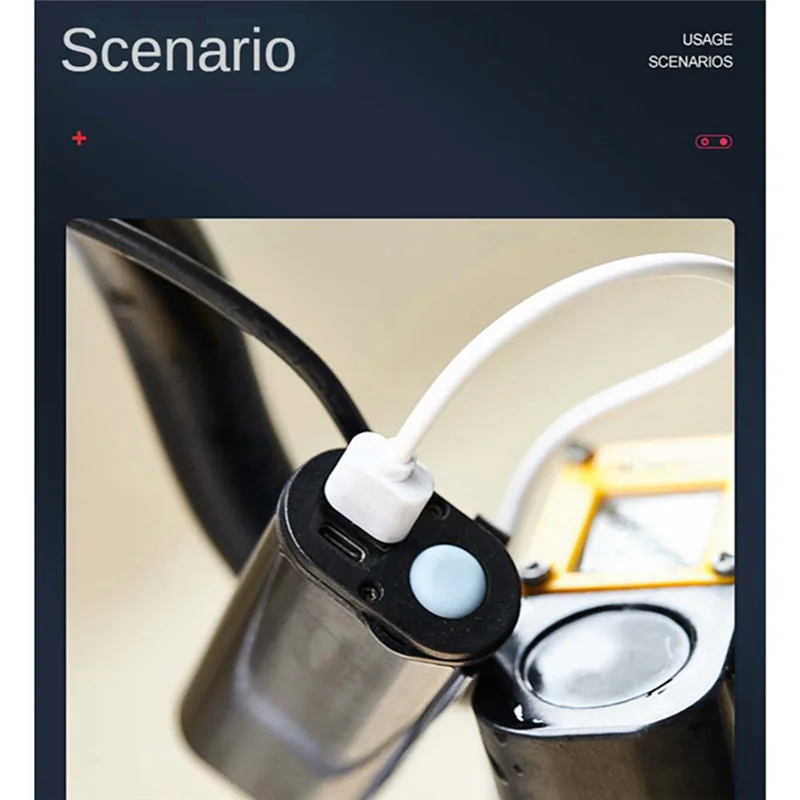 F4S-cPrzenośny Mini Wentylator USB z Statywem, Wentylator Elektryczny na Kierownicę Roweru, Wentylator Rowerowy na Zewnątrz do Kempingu, Jazdy i Podróży