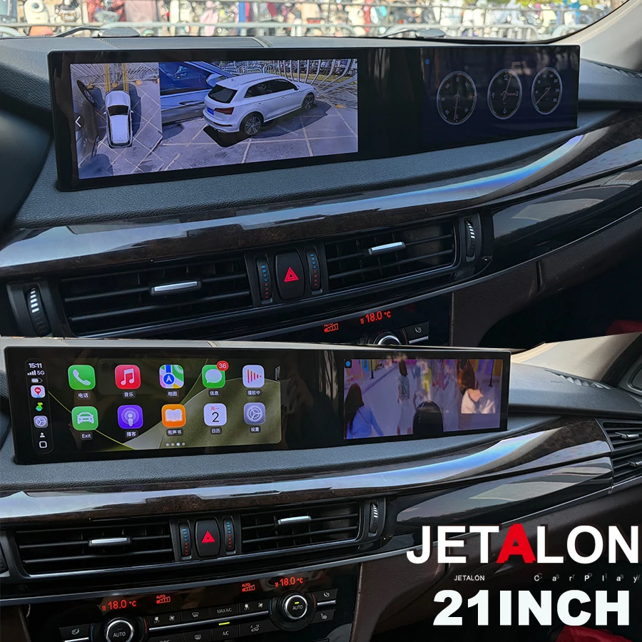 

21-дюймовая Android-автомагнитола для BMW 7 серии, X5, X6, E70, E71 (2007-2013), F01, F02, F04 (2009-2015) с GPS-навигацией, CarPlay и аудиосистемой