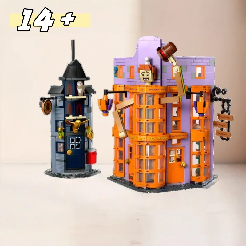 

Набор строительных блоков для фокусов (834 детали): классическая модель DIY с фигурками, креативный подарок на Рождество/День рождения, декор для дома