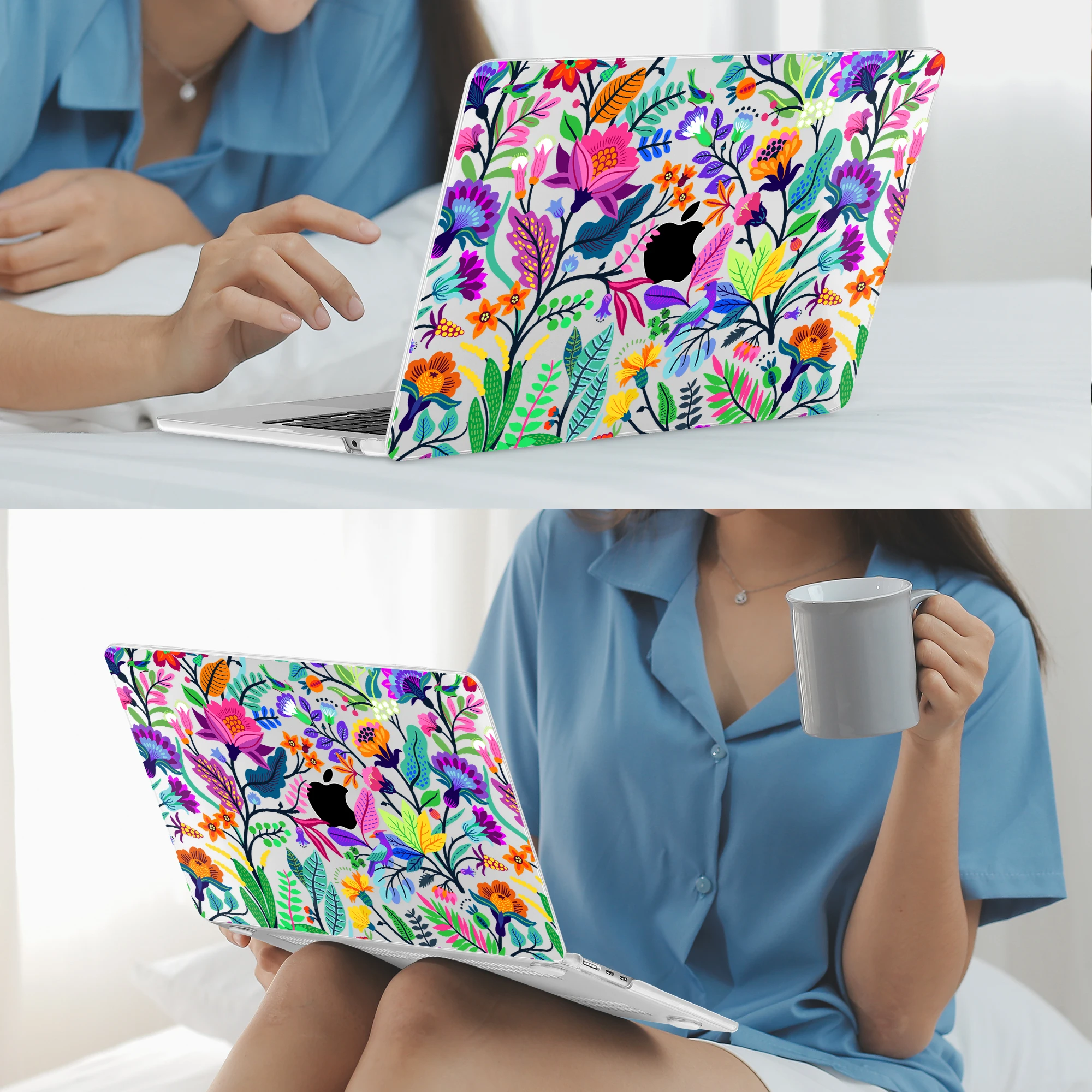 Flourishing Flower Case For Macbook 2025 M4 air 2022 Air 13 A3240 A2681 M2 Air 15 A3241 M2 Pro 14 16 2023 M3 Pro M1 A2289 A2338