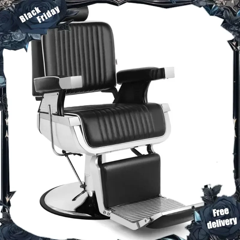 

Barber Chair Barbershop Chairs Hydraulic Recline Barber Chairs Salon Chair for Hair Stylist Tattoo Chair Barber Salon Equipment