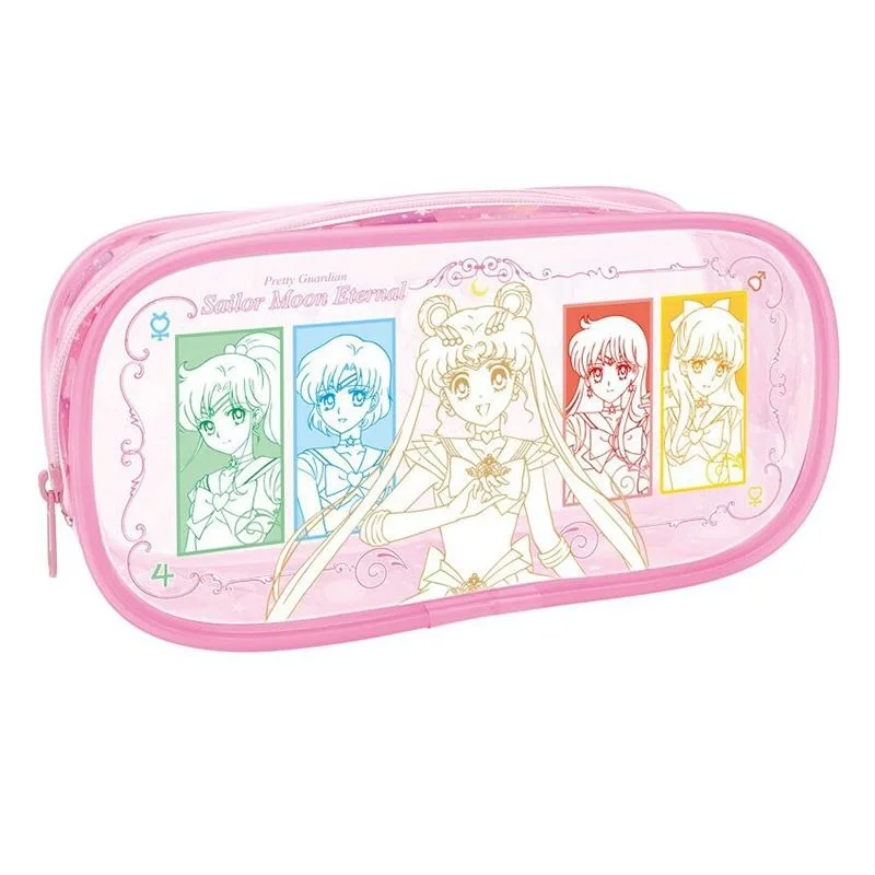 

New Sailor Moon Anime Kawaii Moon Hare Peripheral Pen Bag Cute Cartoon Water Ice Moon Pink Girly Heart Pencil Box Holiday Gift