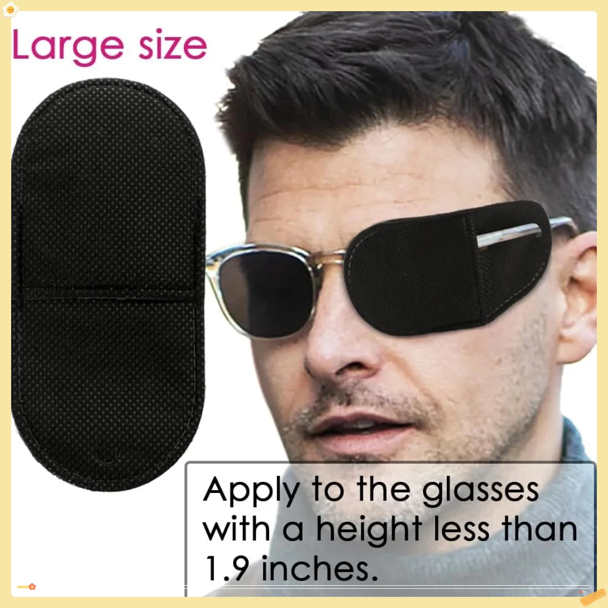 Parches suaves para ojos perezosos, tratamiento de estrabismo de ambliopía transpirable para ojos izquierdo y derecho, niños adultos