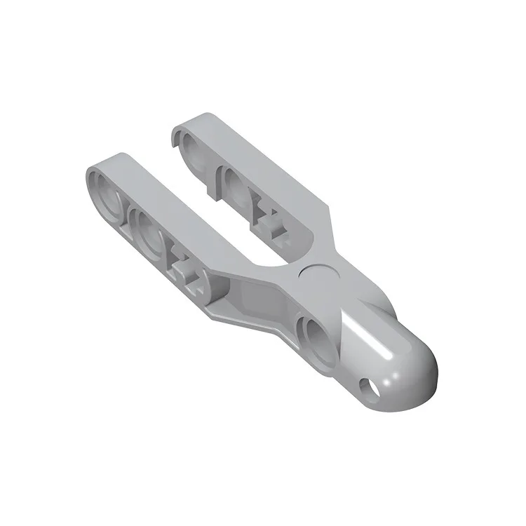 Amortecedor de direção braço curvo engrenagem rack bloco de construção moc peças técnicas pequenas partículas para diy carro tijolos compatíveis # T3