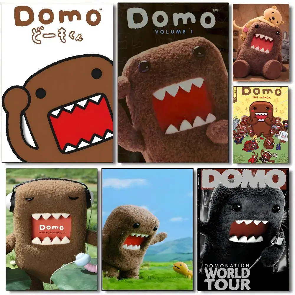 Mascot Character D-Domo-Kun Poster Painting Prints Wall Art Picture Film Room Home Bar Cafe Decor Home Mural