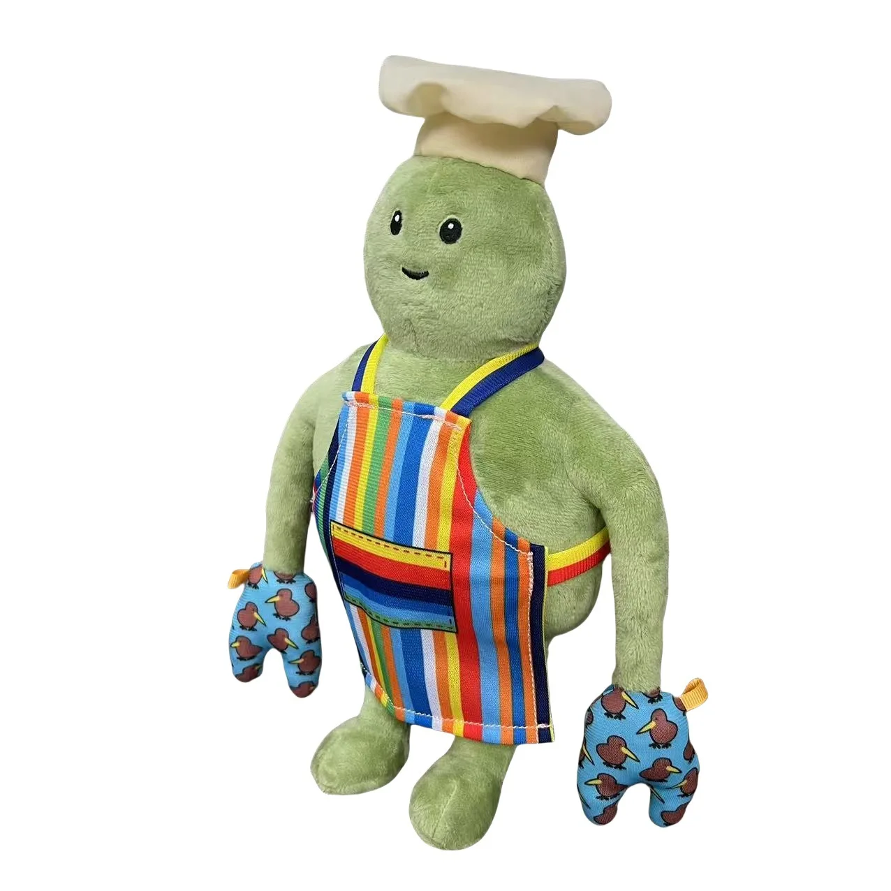 

Anime The Tiny Chef Show Plush Toy Cartoon Animation Doll Cute Green Skinned Chef Wearing Apron Collection Toy For Kid Gifts