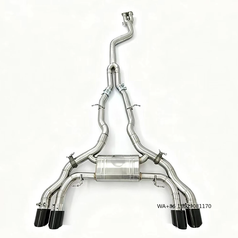 

Stainless Steel Catback Valvetronic Valved Exhaust Tip for M2 F80 M3 M4 M5 F82 F87 F90 G80 G82 G83 G87 3.0T S55 Car