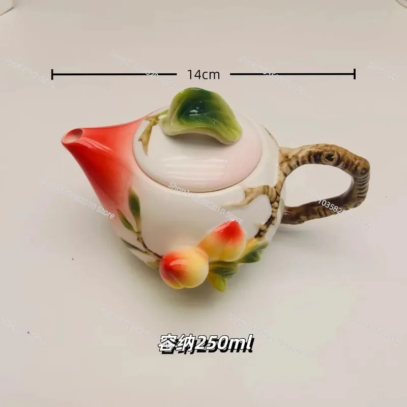 Orange Ceramic Coffee Filter Cup Set, Hand Brewed Coffee Pot Creative Orange Ceramic Mug, Household Coffee Utensils