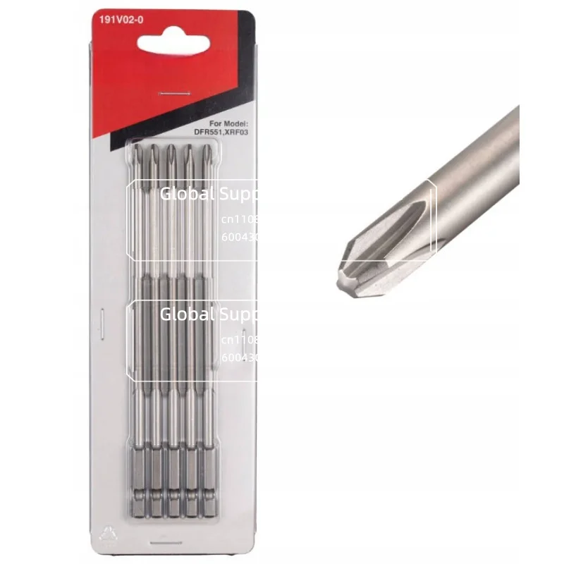 Ultra Long Cross Head Screwdriver Bit 191V02-0 BIT2-1 for Makita Cordless Power Tools, Impact Driver Replacement Accessory