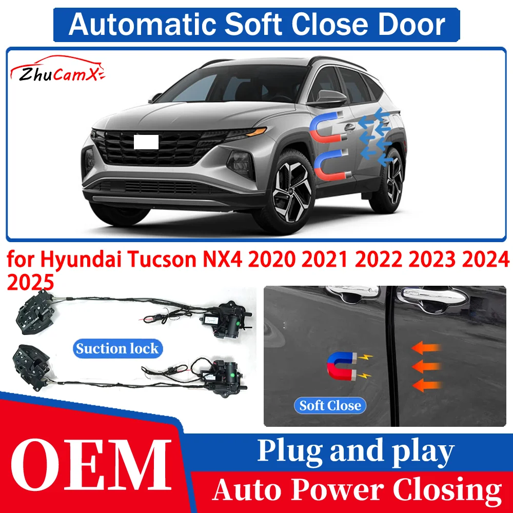 

for Hyundai Tucson NX4 2020 2021 2022 2023 2024 2025 Car Automatic Soft Close Door Electric Suction Auto Power Closing System