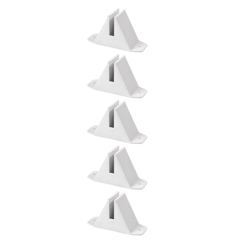 

5pcs Post Feet Versatile Plastic Foot Install Fold Divider Bracket Cover Protector Stabilizer Partition Garden