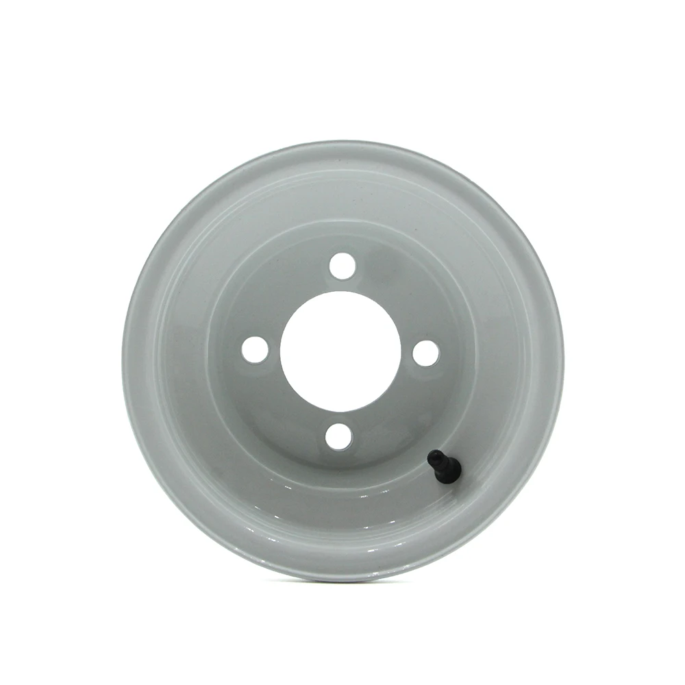 8 Inch 4x101.6mm Bolt White Alloy Wheel Rims Hub For ATV Golf Cart Quad Dirt Bike Ride On Mower 18x9.50-8 Wheels Tire Parts