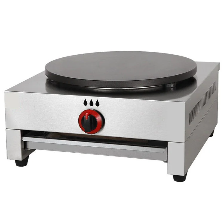 

Competitive Price Gas Type Stainless Steel Pancake Machine Pancake Crepe Baker Commercial Crepe Maker