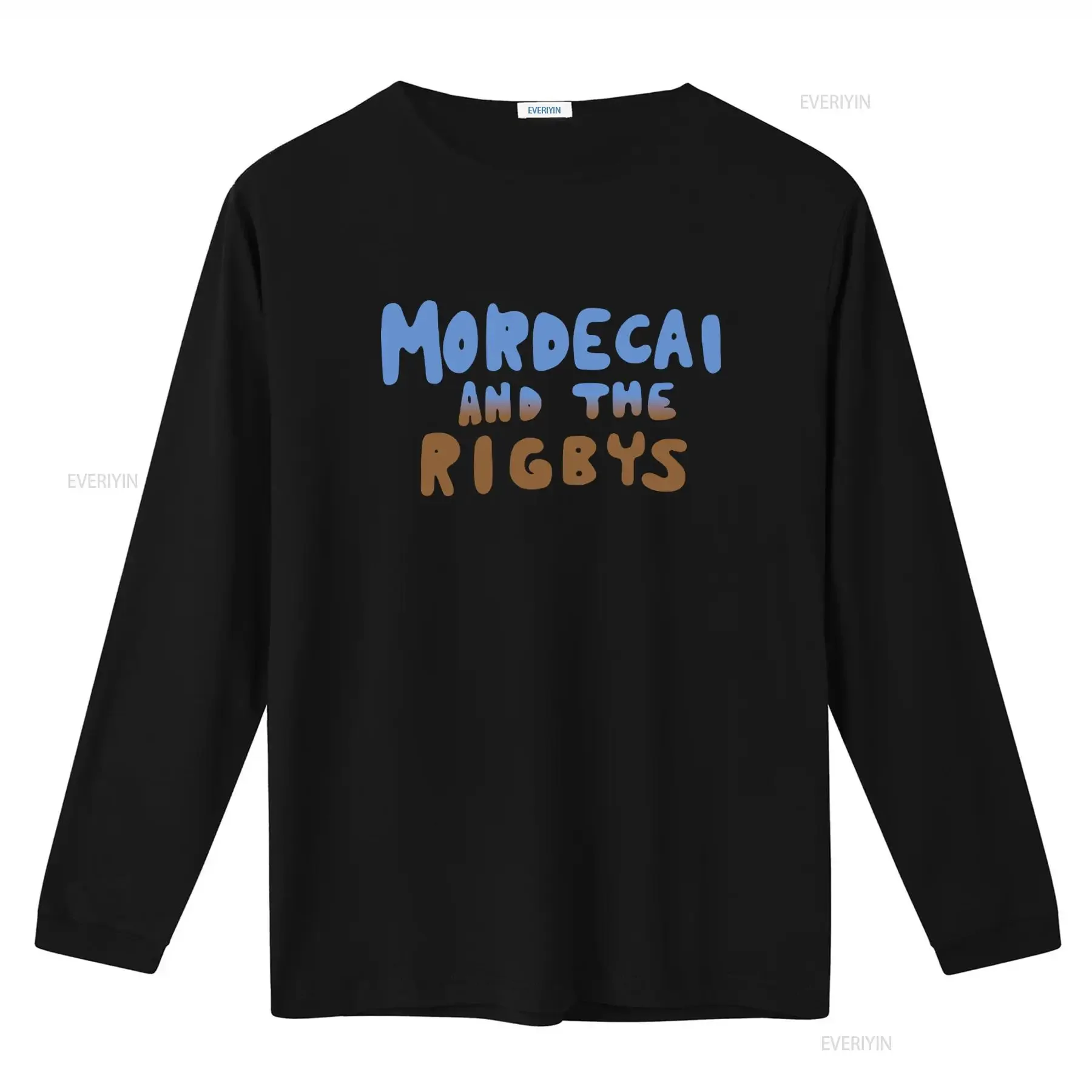 Mordecai and the Rigbys Cartoon T Shirt for Casual Fashion vintage Washed streetwear homme Stylish Versatile Comfortable