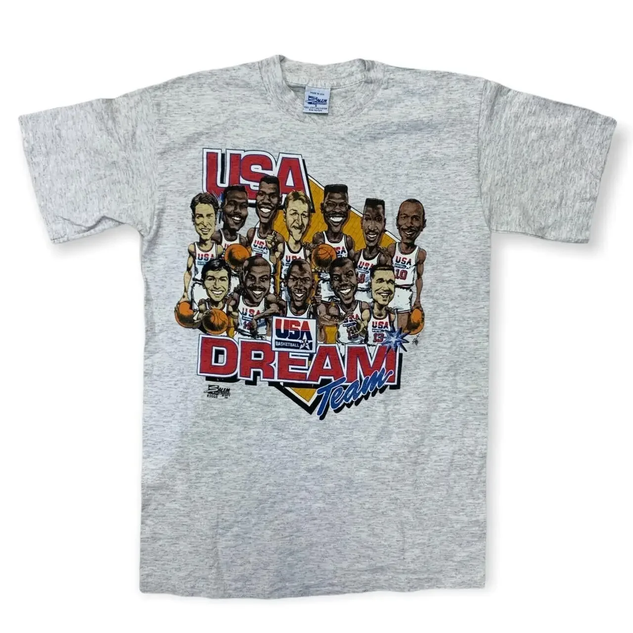 Vintage Salem Sportswear 1992 USA Basketball Dream Team T-Shirt - Men’s Small