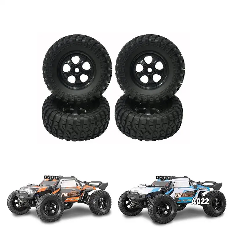 

4Pcs Rubber Tires Tyre Wheel For HBX HAIBOXING 901 901A 903 903A 905 905A 1/12 RC Car Upgrades Parts Spare Accessories