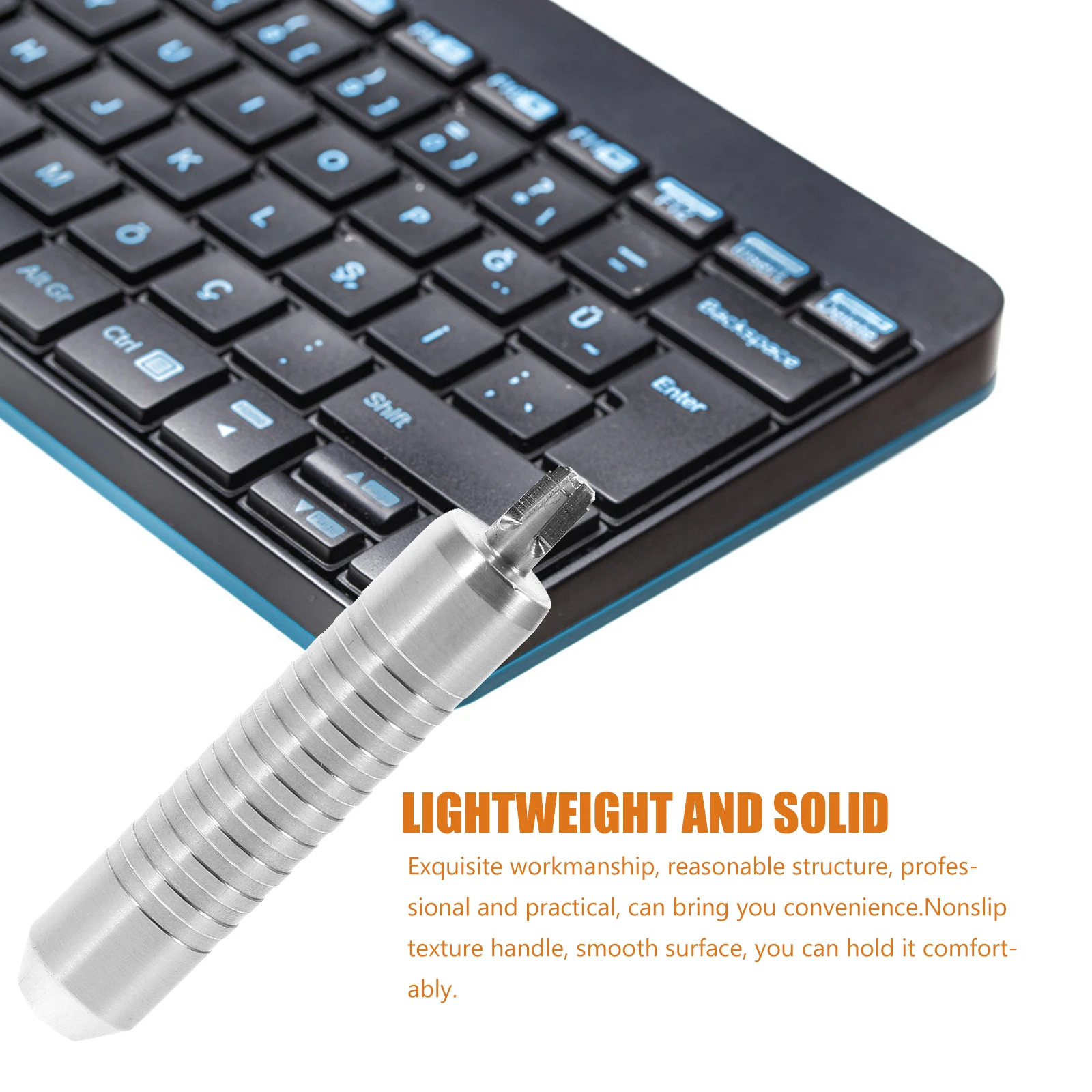 

Metal Shaft Adjuster Keycap Tool for Mechanical Keyboard Nonslip Handle Adjustable Reamer Computer Accessory Gift