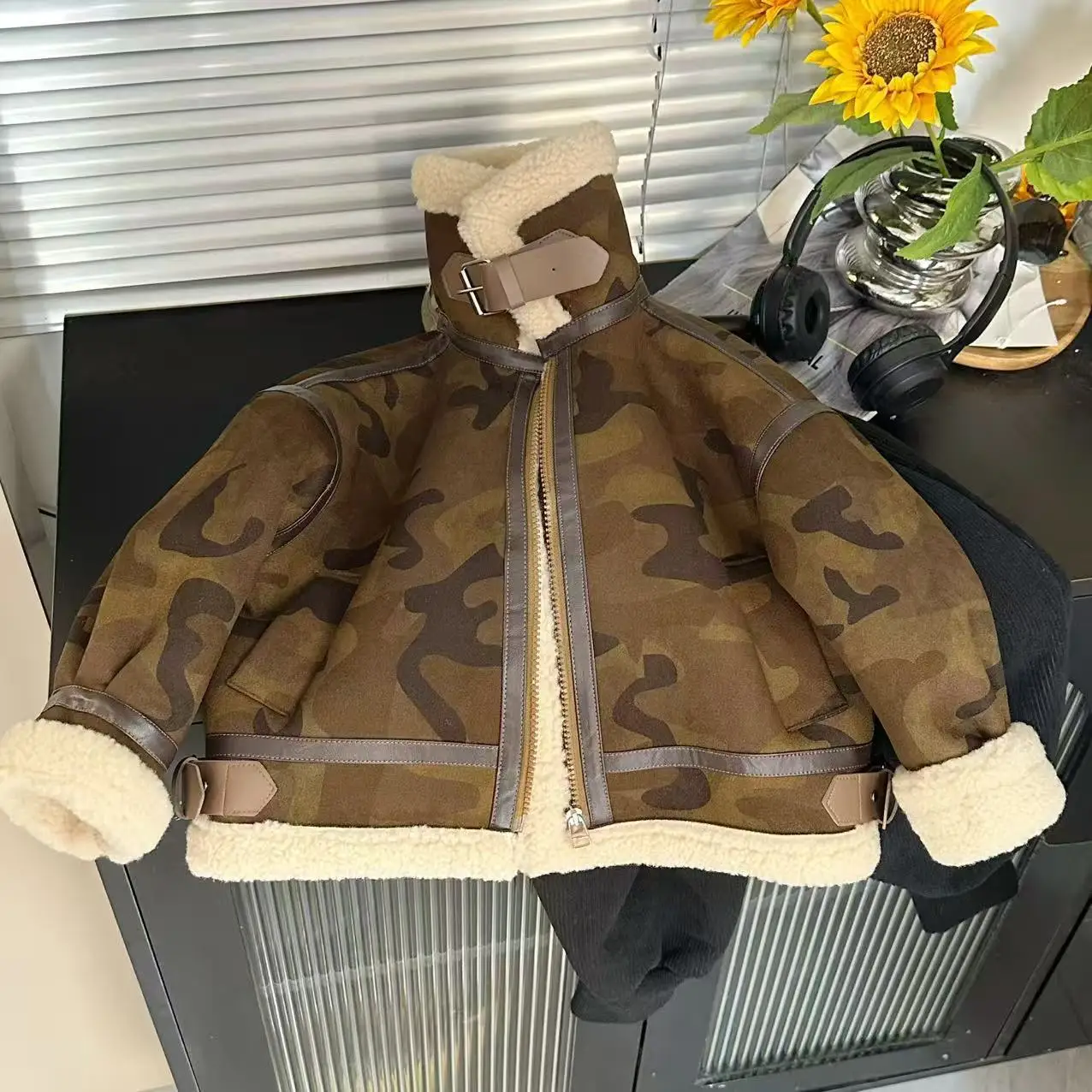 chaqueta-de-cuero-de-cachemira-de-camuflaje-para-ninos-abrigo-grueso-y-calido-con-cuello-alto-empalmado-ropa-de-calle-para-chicas-adolescentes-de-2-a-14-anos-invierno-2025