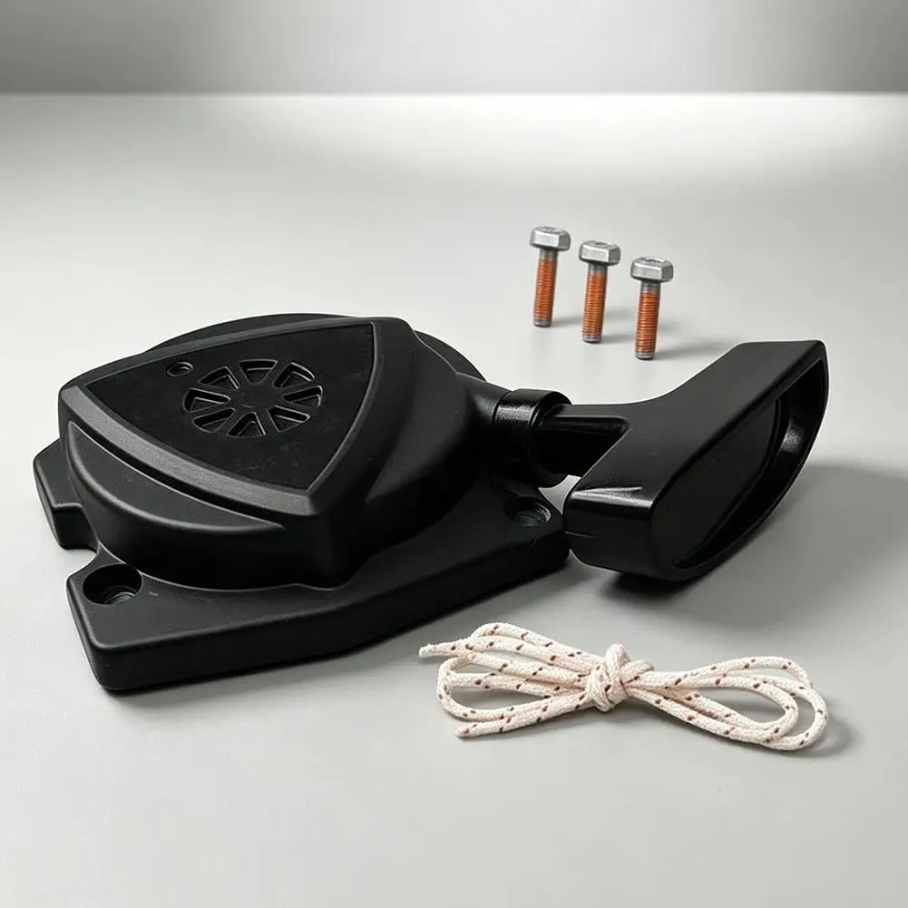 PB-8010 PB-9010 Recoil Starter Kit A051003411 Black Plastic Assembly for Backpack Blowers with Rope and Screws