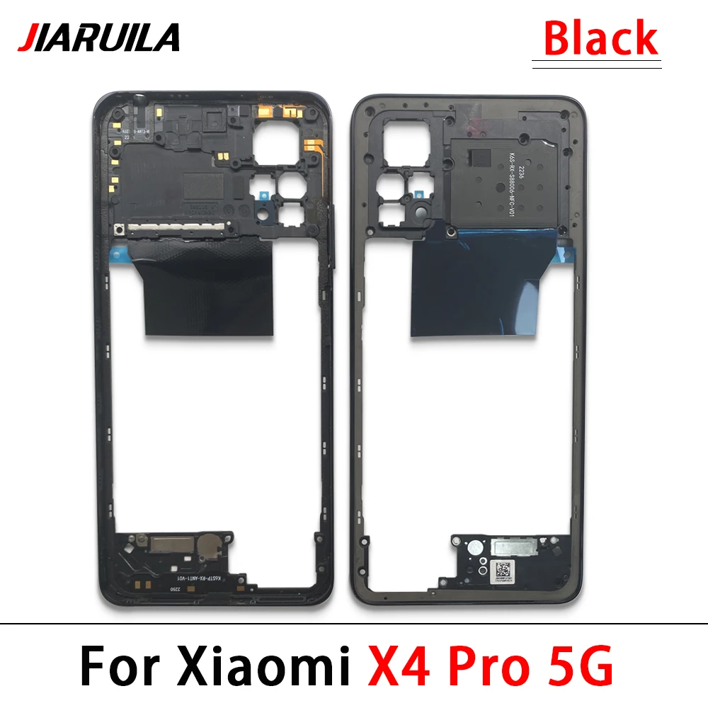 New For Xiaomi Poco X4 Pro X4Pro 5G 2201116PG X3 X4 GT Middle Frame Housing Frame Panel Rear Housing Case Panel Replacement Part