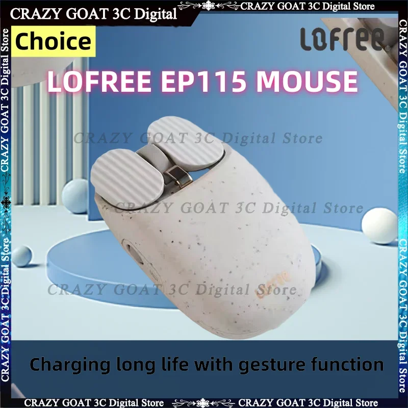 

LOFREE EP115 Bluetooth Wireless Wireless Mouse,for Computer Mini Pc Game Mice Gaming Laptop Accessories,water Frosted Sand