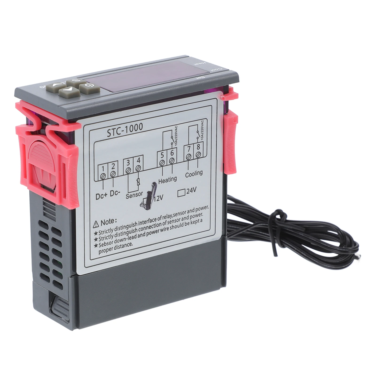 

Digital Temperature Controller Cooling Heating Thermostat for Refrigerator Fermenter 12V Controller Switch