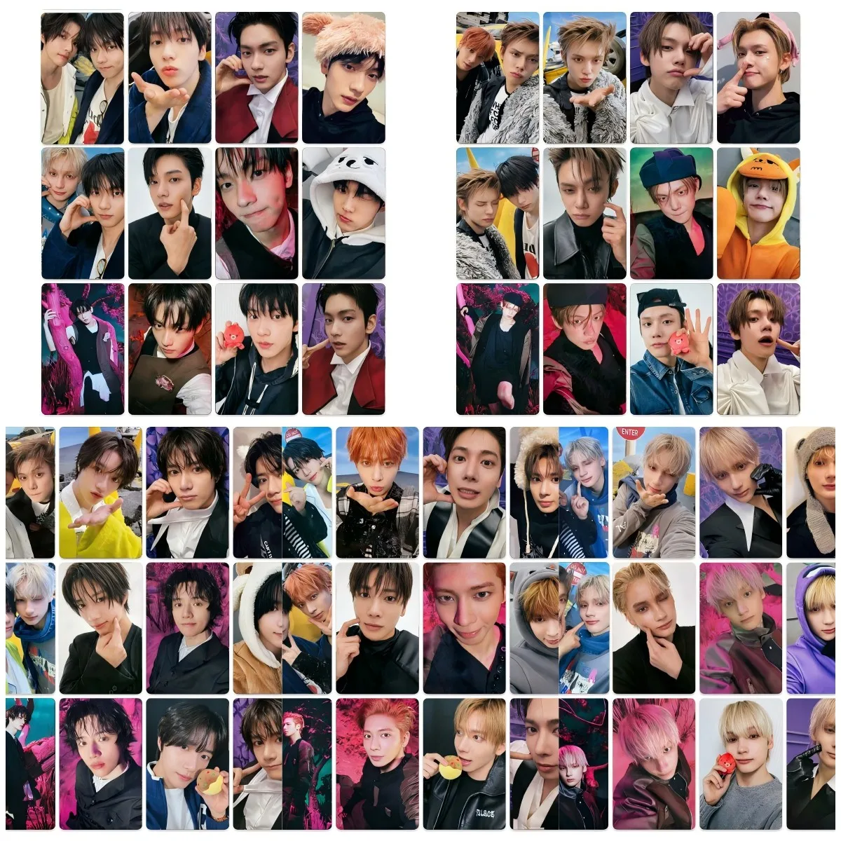

12PCS new MD special TXT men's combination SOOBIN YEONJUN photo card LOMO card toy gift