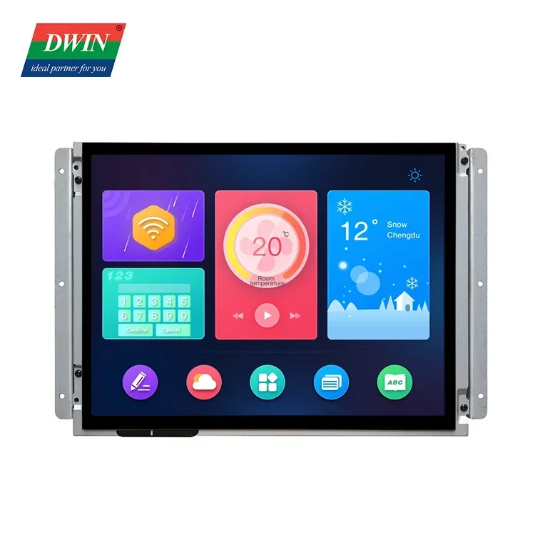 DWIN 12,1-дюймовый 800*600 ПЛК HMI Интеллектуальный сенсорный экран UART последовательный TFT ЖК-модуль TTL/RS232