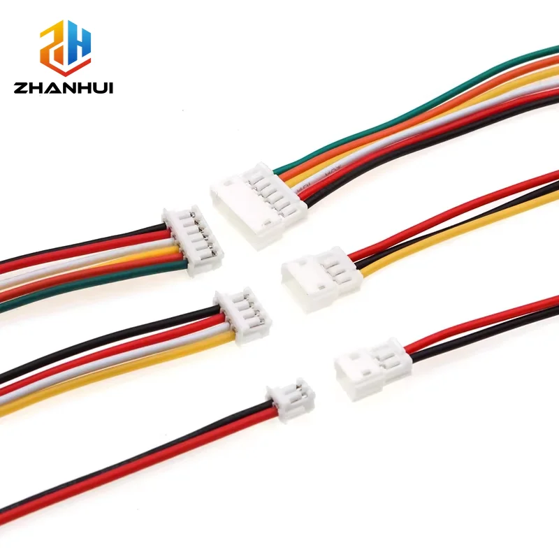 5Pairs ZH 1.5mm Mini Micro Connector 2/3/4/5/6Pin Male-Female Mating Plug with UL1571 28AWG 150MM Wire Cables