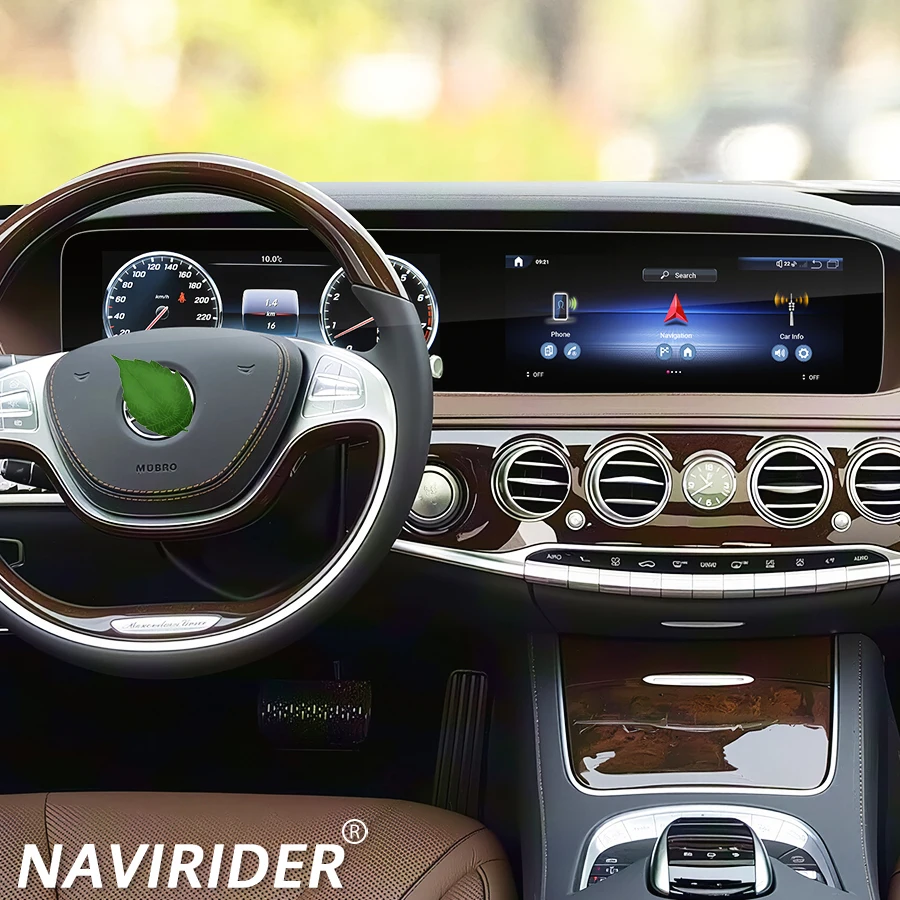 

12.3+12.3-дюймовый мультимедийный проигрыватель с CarPlay для Mercedes Benz S-Class Coupe C217 S63 S65 2014-2017, GPS-навигация, автомобильная магнитола