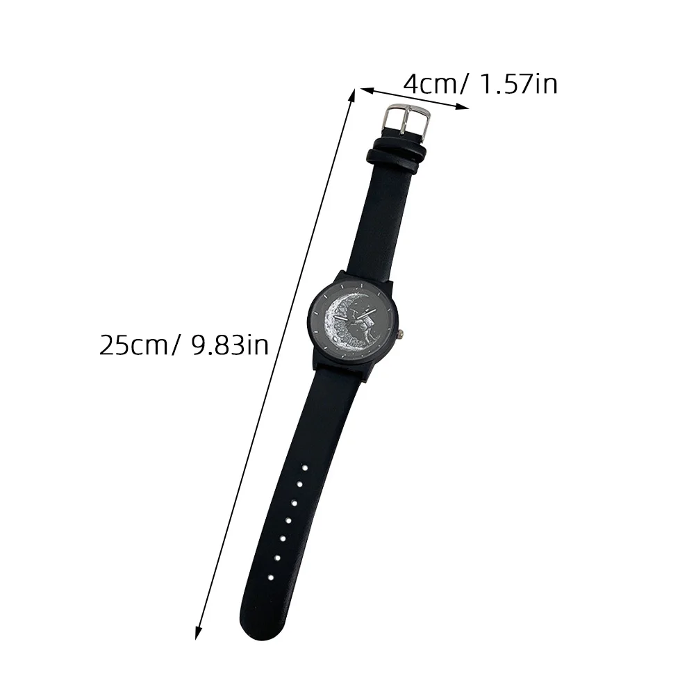 

Astronaut Watch Women Men Students Precise Movement Classic Design Belt Durable Safe Matching Clothes Holiday Gift
