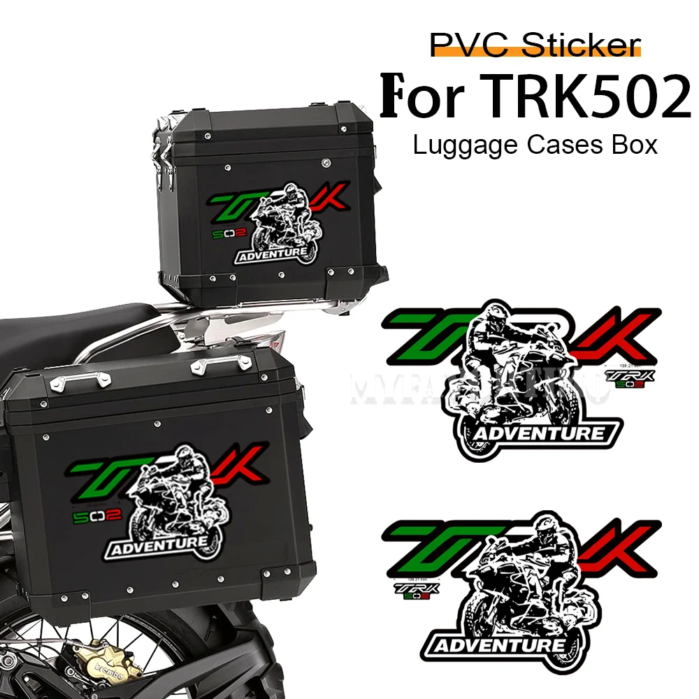 

For Benelli TRK502 TRK 502 Adventure Motorcycle Tank Pad Luggage Cases Panniers Stickers Decals