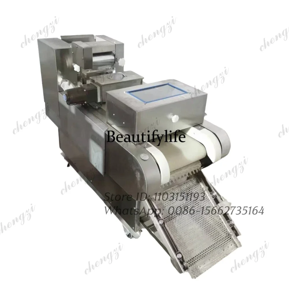 Industrial Puff Pastry Making Machine Round Shape Dough Sheet Chinchin Cutter Maker Chin Chin Snack Cutting Making Machine