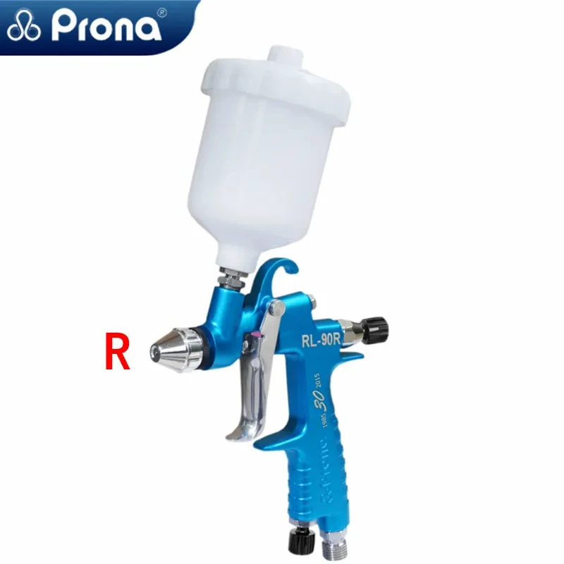 Taiwan Prona RL-90R Gravity Spray Gun Precision Finish Coating Pneumatic Tool High Atomization for Car Paint Wood Furniture Work