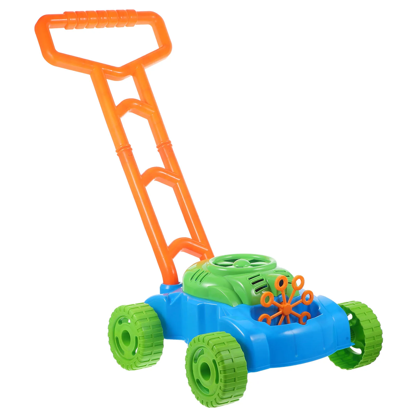Tondeuse à bulles automatique pour enfants, Machine à bulles pour l'extérieur, jeux de pelouse, outil de jeu, son réaliste, sûr, coloré, jardin