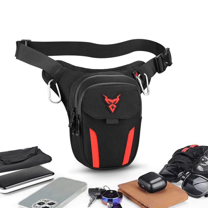 Motorcycle Fanny Pack Chest Waist Bag Waterproof Drop Leg Bag Adjustable Belt Universal Tools Storage Multi-functional Thigh Bag